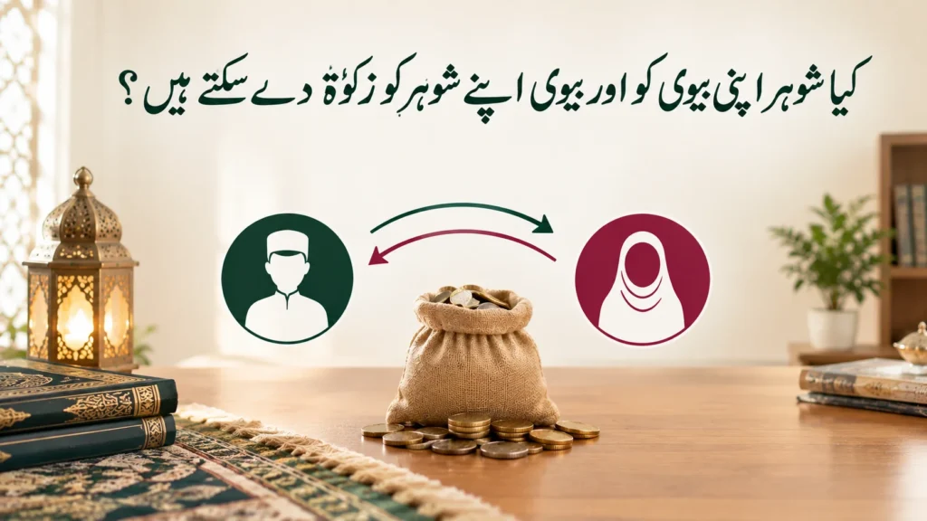 کیا شوہر اپنی بیوی کو اور بیوی اپنے شوہر کو زکوٰۃ دے سکتے ہیں؟