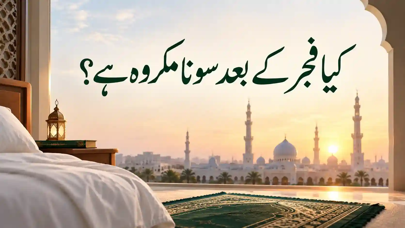 کیا فجر کے بعد سونا مکروہ ہے؟